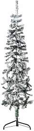 vidaXL Künstlicher Halb Weihnachtsbaum mit Schnee 