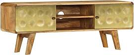vidaXL Mangoholz Massiv TV Schrank Board Lowboard