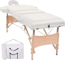 vidaXL Massageliege 3 Zonen Tragbar Therapie