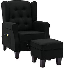 vidaXL Massagesessel mit Fußhocker Fernbedienung