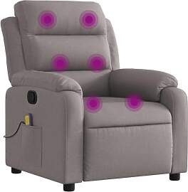 vidaXL Massagesessel ohne Netzadapter, Sessel