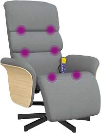 vidaXL Massagesessel ohne Netzadapter, Sessel