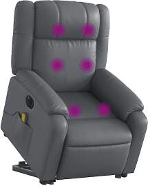 vidaXL Massagesessel, Sessel mit Aufstehhilfe