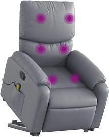 vidaXL Massagesessel, Sessel mit Aufstehhilfe,