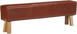 vidaXL Massivholz Bank Garderobenbank