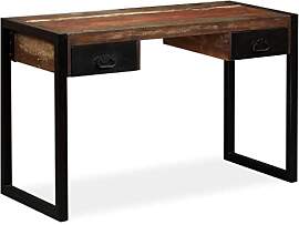 vidaXL Massivholz Schreibtisch Computertisch
