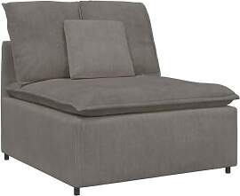 vidaXL Modulares Sofa Mittelmodul mit Kissen