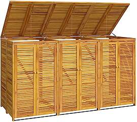 vidaXL Mülltonnenbox, Mülltonnenverkleidung für 