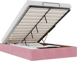 vidaXL Ottoman-Bett ohne Matratze Rosa 120x190 cm