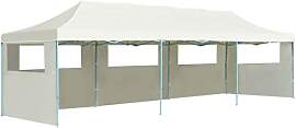 vidaXL Partyzelt 5 Wänden 3x9 m Creme Pavillon