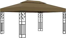 vidaXL Pavillon mit Doppeldach Gartenzelt