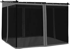 vidaXL Pavillon, Pergola mit Netzwände