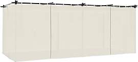vidaXL Pavillon, Pergola mit Vorhängen