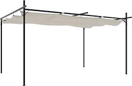vidaXL Pergola, Pavillon mit Schiebedach,