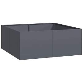 vidaXL Pflanzgefäß Anthrazit 100x100x40 cm