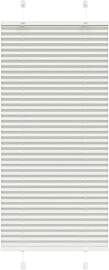 vidaXL Plissee Hellgrau 60x100 cm Stoffbreite 59,4 