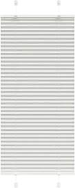 vidaXL Plissee Hellgrau 60x150 cm Stoffbreite 59,4 