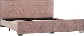 vidaXL Polsterbett Klassisch Bett Doppelbett