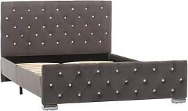 vidaXL Polsterbett Klassisch Bett Doppelbett