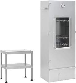 vidaXL Räucherofen mit Tisch, Räucherschrank mit 