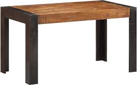 vidaXL Raues Mangoholz Massiv Esstisch