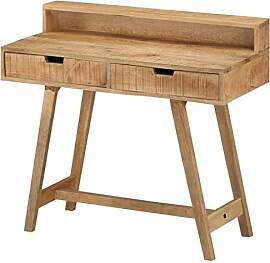 vidaXL Raues Mangoholz Massiv Schreibtisch