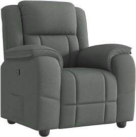 vidaXL Relaxsessel Dunkelgrau Stoff, Sessel, TV