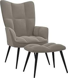 vidaXL Relaxsessel mit Hocker, Sessel mit