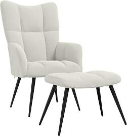 vidaXL Relaxsessel mit Hocker, Sessel mit