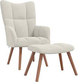 vidaXL Relaxsessel mit Hocker, Sessel mit