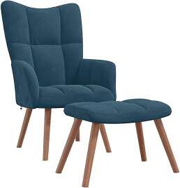 vidaXL Relaxsessel mit Hocker, Sessel mit