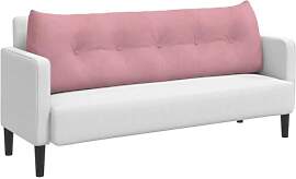 vidaXL Rückenkissen Rosa 160 x 24 x 50 cm Samt,