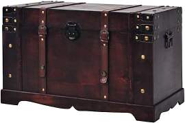 vidaXL Schatztruhe Vintage Holztruhe Piratentruhe
