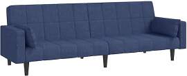 vidaXL Schlafsofa 2-Sitzer, Sofa mit 2 Kissen,