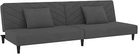 vidaXL Schlafsofa 2-Sitzer, Sofa mit 2 Kissen,