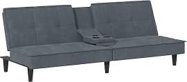 vidaXL Schlafsofa mit Getränkehaltern, Sofa mit