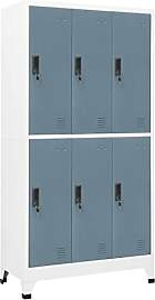 vidaXL Schließfachschrank Metallschrank