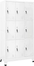 vidaXL Schließfachschrank Umkleideschrank mit 9