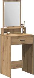 vidaXL Schminktisch Artisan-Eiche 50 x 41 x 140 cm 