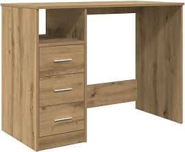 vidaXL Schreibtisch Artisan-Eiche 102x50x76 cm
