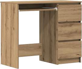 vidaXL Schreibtisch Artisan-Eiche 90x45x76 cm