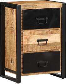 vidaXL Schubladenschrank 50x35x70 cm Raues