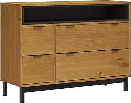 vidaXL Schubladenschrank, Kommode mit 4 Schubladen 