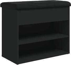 vidaXL Schuhbank, Schuhregal mit Stauraum,