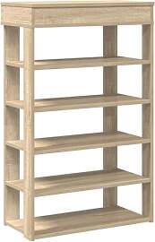 vidaXL Schuhregal Sonoma-Eiche 60x30x98 cm