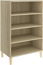 vidaXL Sideboard 4 Einlegeböden Bücherschrank