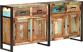 vidaXL Sideboard 4 Schubladen 4 Türen Kommode