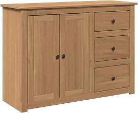 vidaXL Sideboard, Kommode mit Schubladen Knäufen, 