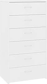vidaXL Sideboard mit 6 Schubladen Kommode Anrichte 