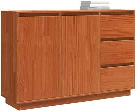 vidaXL Sideboard mit Schubladen Braun Eichen-Optik 